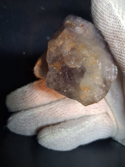 Rough amethyst - Amethyst Crystal Point - Raw Point with Root - 5.7  x 4.8 cm - Natural Gems Belgium