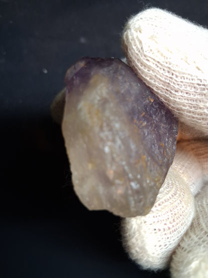 Rough amethyst - Amethyst Crystal Point - Raw Point with Root - 5.3  x 3.7 cm - Natural Gems Belgium
