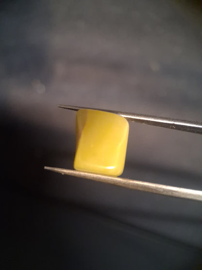 Natural Jade - lemon jade - tumbled jade - 10.615 ct - 3 color yellow jade - Natural Gems Belgium