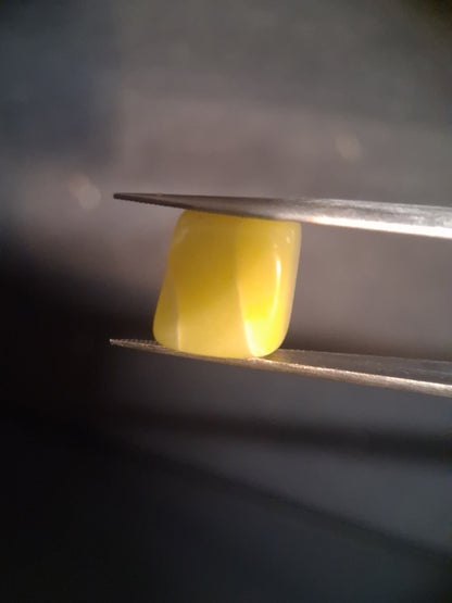 Natural Jade - lemon jade - tumbled jade - 10.615 ct - 3 color yellow jade - Natural Gems Belgium