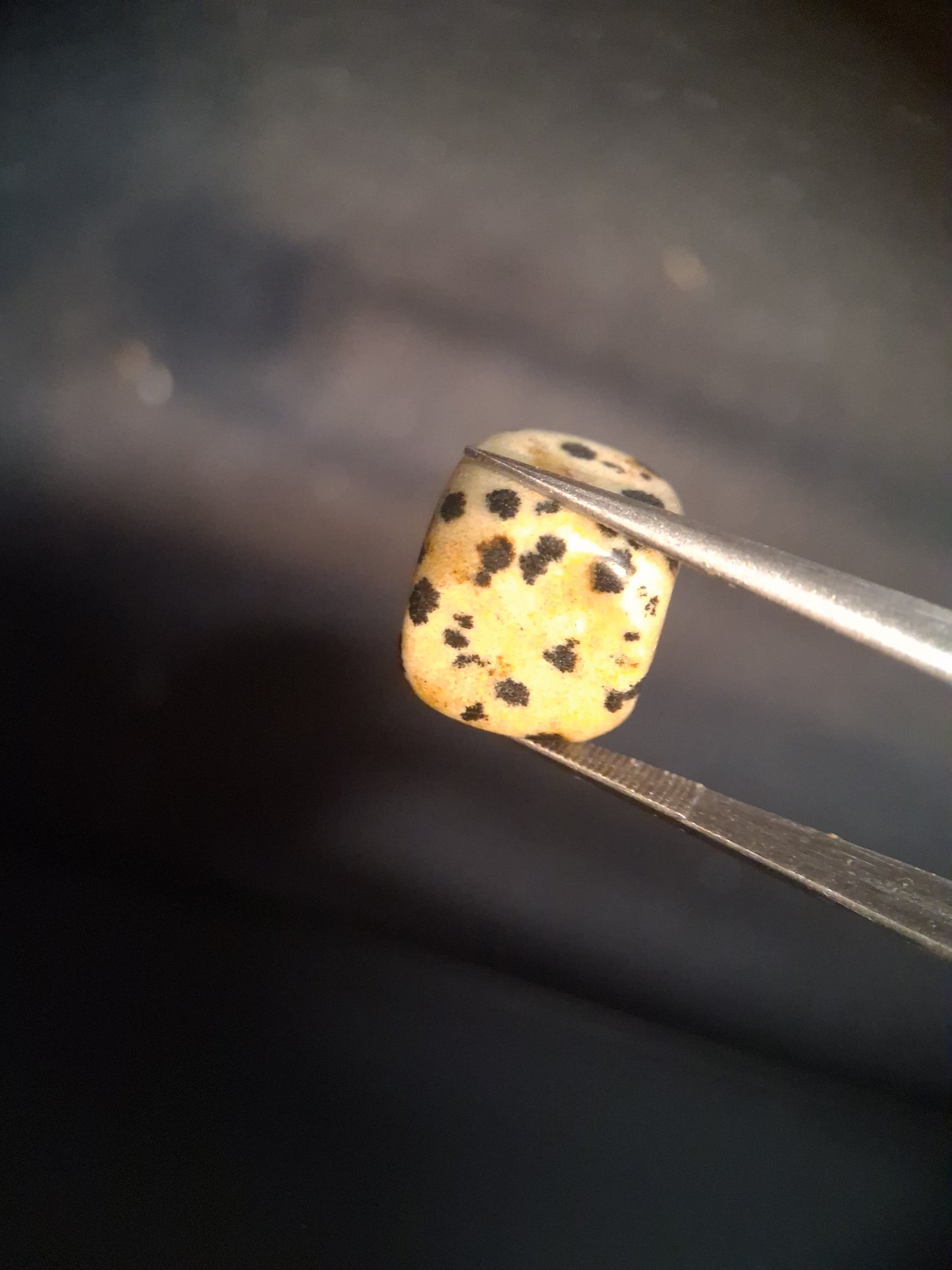 Natural Jasper - dalmatian jasper - tumbled jasper - 13.993 ct - Natural Gems Belgium