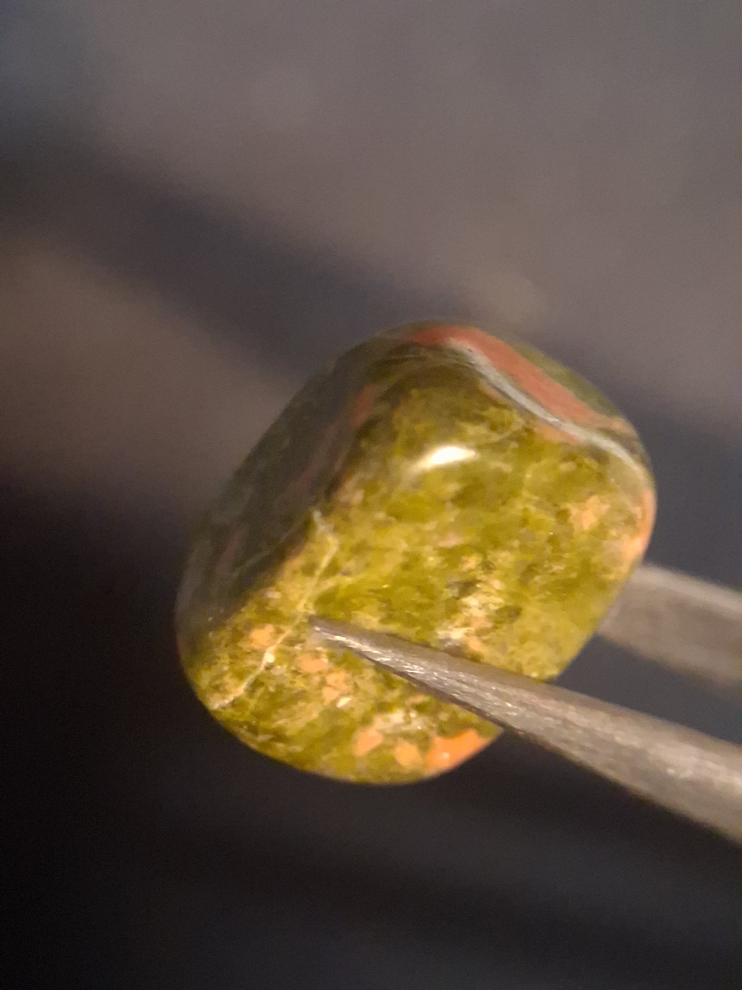 Natural Unakite - tumbled unakite - 15.003 ct - Natural Gems Belgium