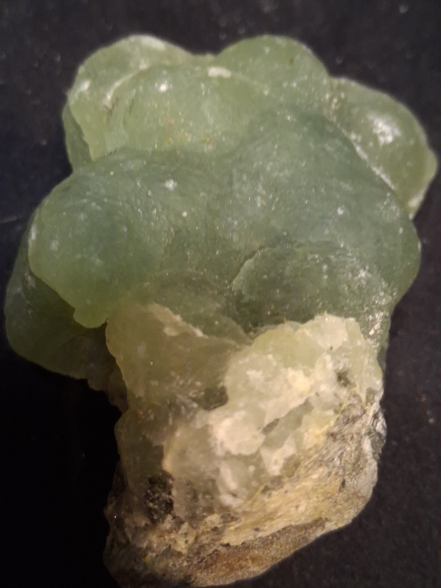 Natural Prehnite - Rough - lapidary, collectible or decorative - 6.0x4.2 cm - AKA Karoo Stone - Natural Gems Belgium