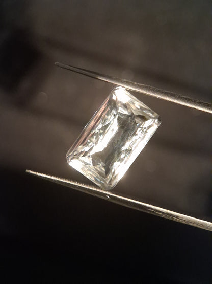 Natural Pure quartz - 6.959 ct - custom cut - clear quartz - Natural Gems Belgium