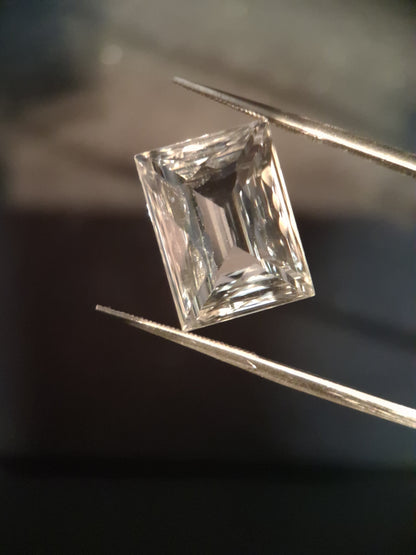Natural Pure quartz - 9.994 ct - custom cut - clear quartz - Natural Gems Belgium