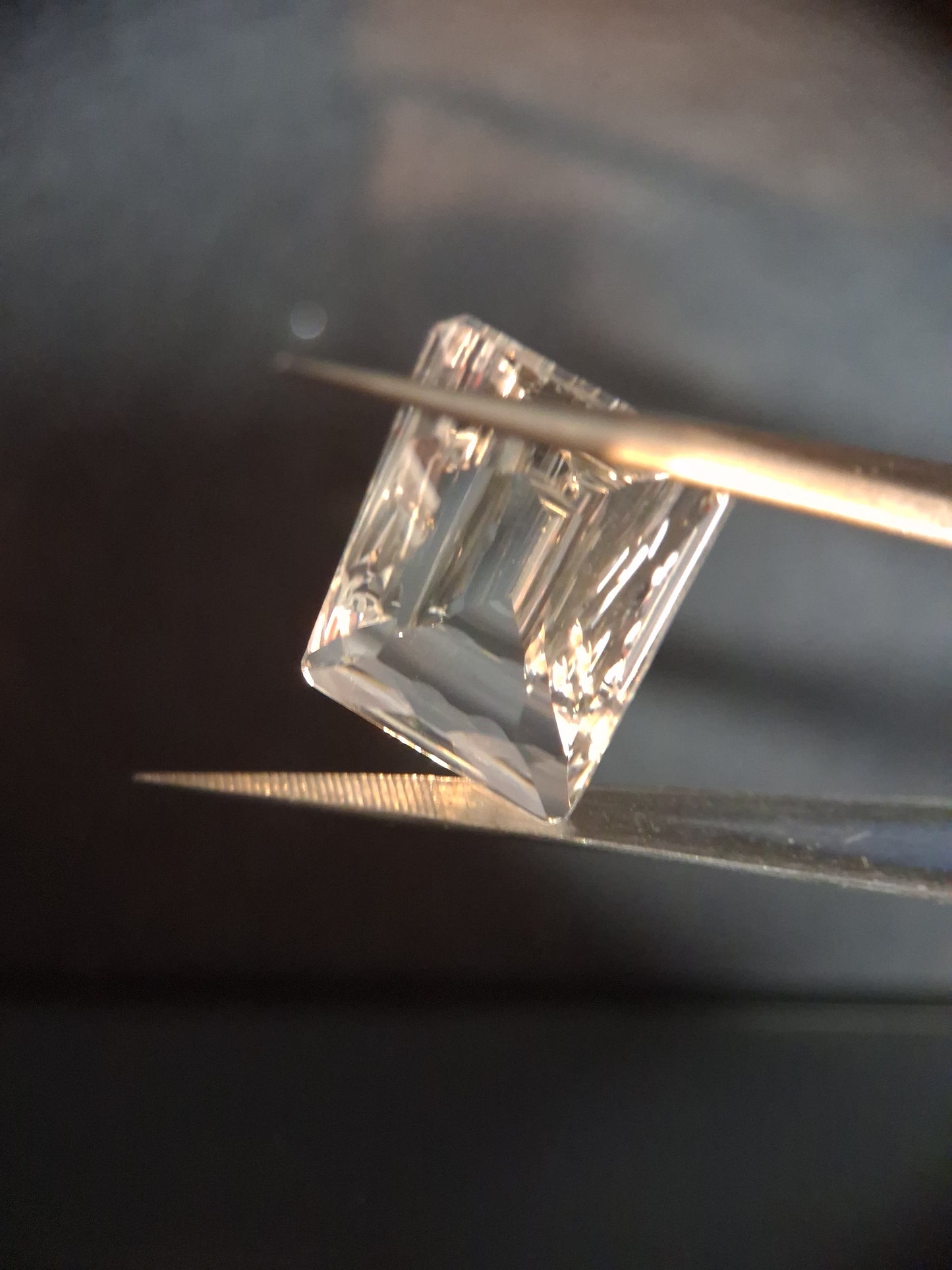 Natural Pure quartz - 17.464 ct - custom cut ocatogon - clear quartz - Natural Gems Belgium