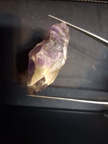 Natural amethyst - Rough Dream Amethyst - 117 ct - chevron amethyst - Natural Gems Belgium