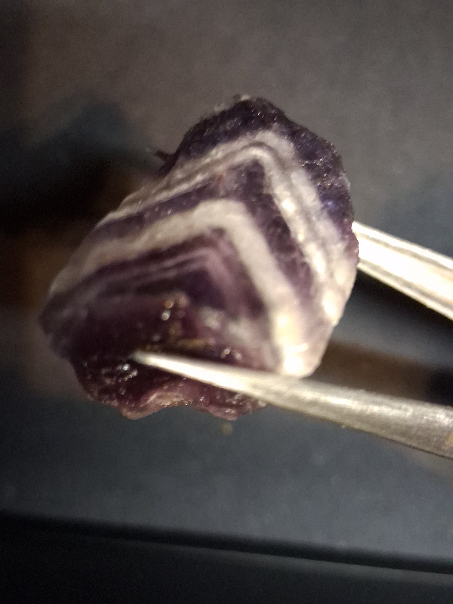 Natural amethyst - Rough Dream Amethyst - 104 ct - chevron amethyst - magnificent pattern - Natural Gems Belgium