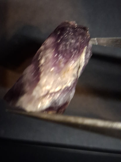Natural amethyst - Rough Dream Amethyst - 104 ct - chevron amethyst - magnificent pattern - Natural Gems Belgium