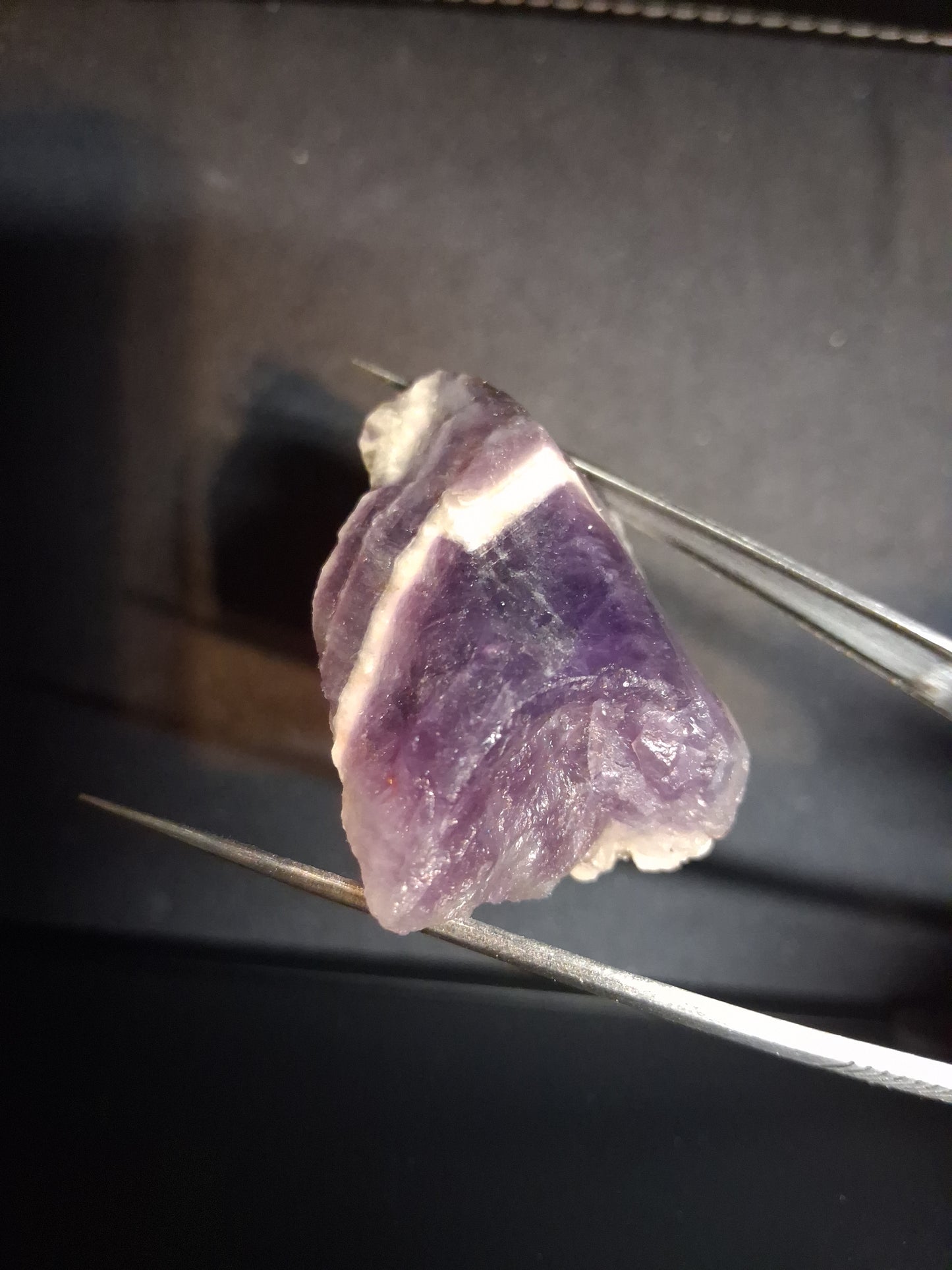 Natural amethyst - Rough Dream Amethyst - 140 ct - chevron amethyst - Natural Gems Belgium