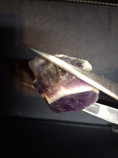 Natural amethyst - Rough Dream Amethyst - 140 ct - chevron amethyst - Natural Gems Belgium