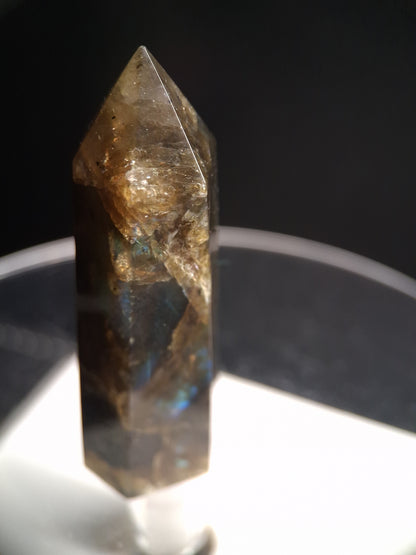 Labradorite tower - natural labradorite - 4.7 cm - hexagon tower - Natural Gems Belgium