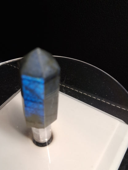 Labradorite tower - natural labradorite - 3.8 cm - hexagon tower - Natural Gems Belgium