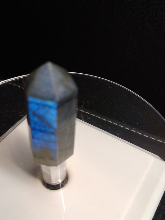 Labradorite tower - natural labradorite - 3.8 cm - hexagon tower - Natural Gems Belgium