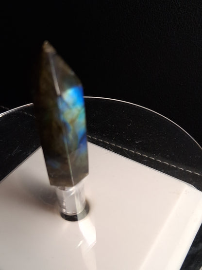 Labradorite tower - natural labradorite - 4.3 cm - hexagon tower - Natural Gems Belgium