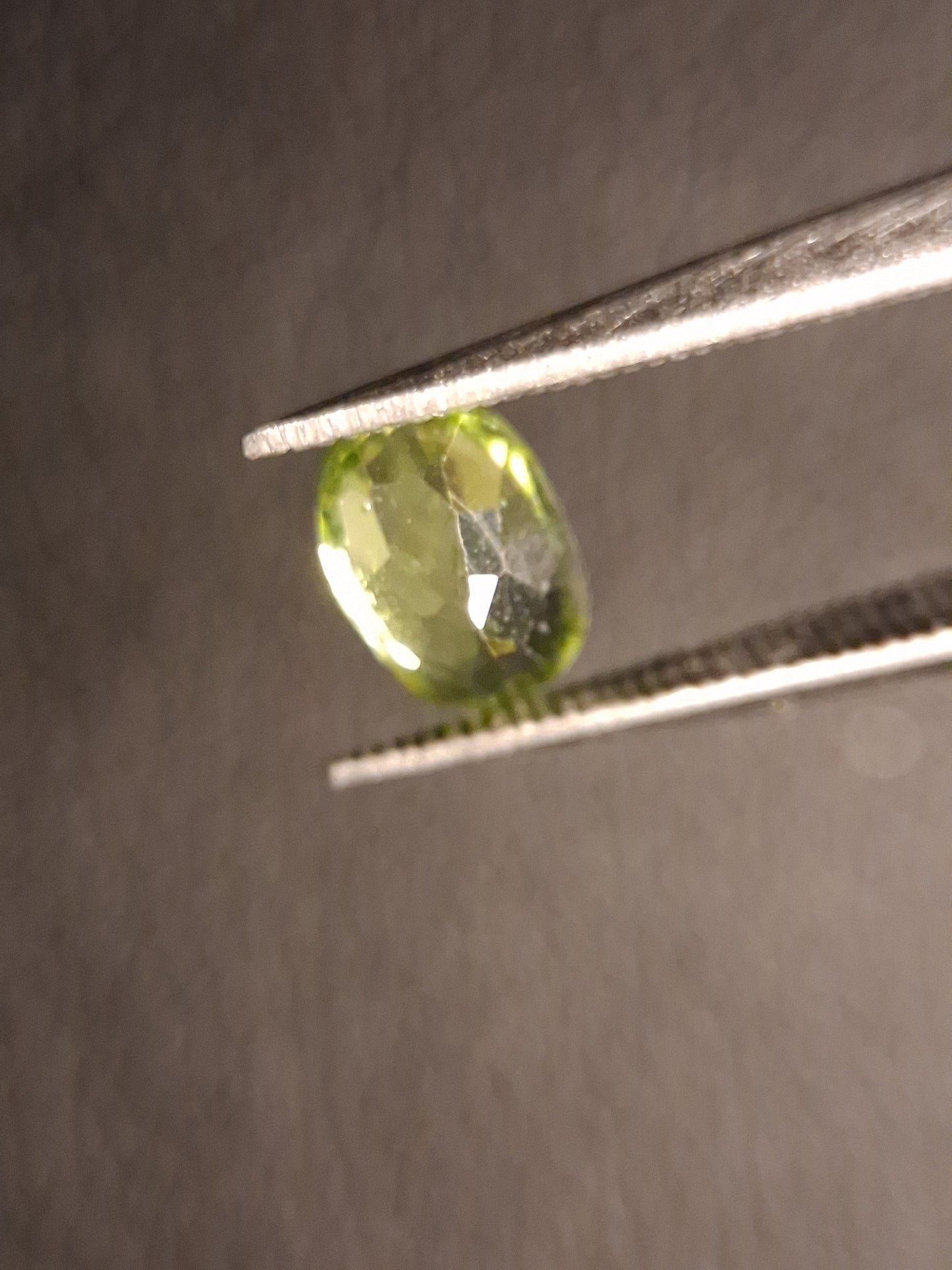Natural Peridot - 0.599 ct - oval - unheated- green peridot - Natural Gems Belgium