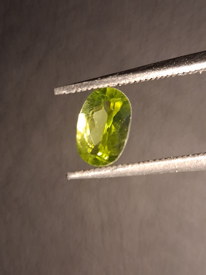 Natural Peridot - 0.516 ct - oval - unheated- green peridot - Natural Gems Belgium
