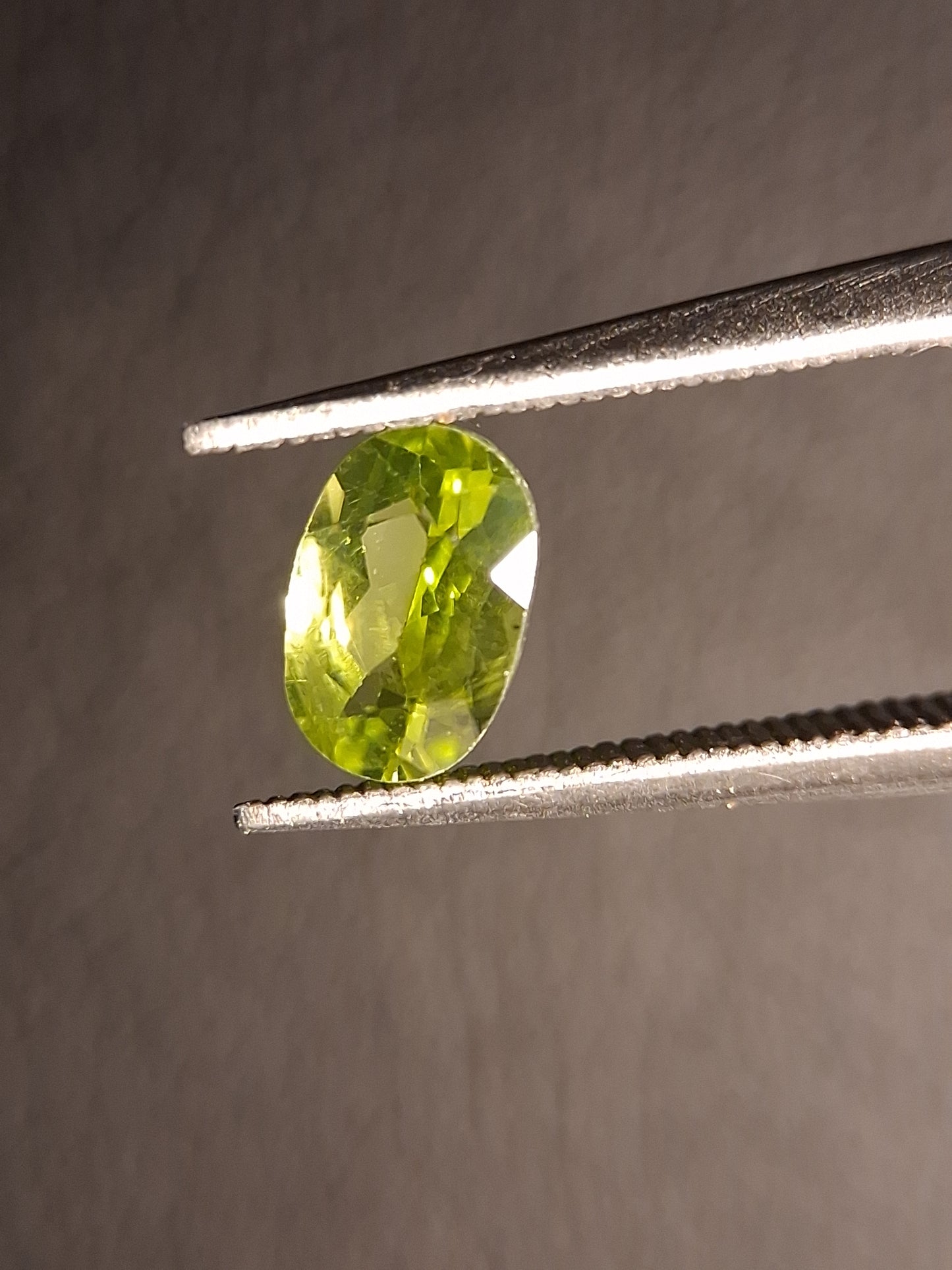 Natural Peridot - 0.516 ct - oval - unheated- green peridot - Natural Gems Belgium