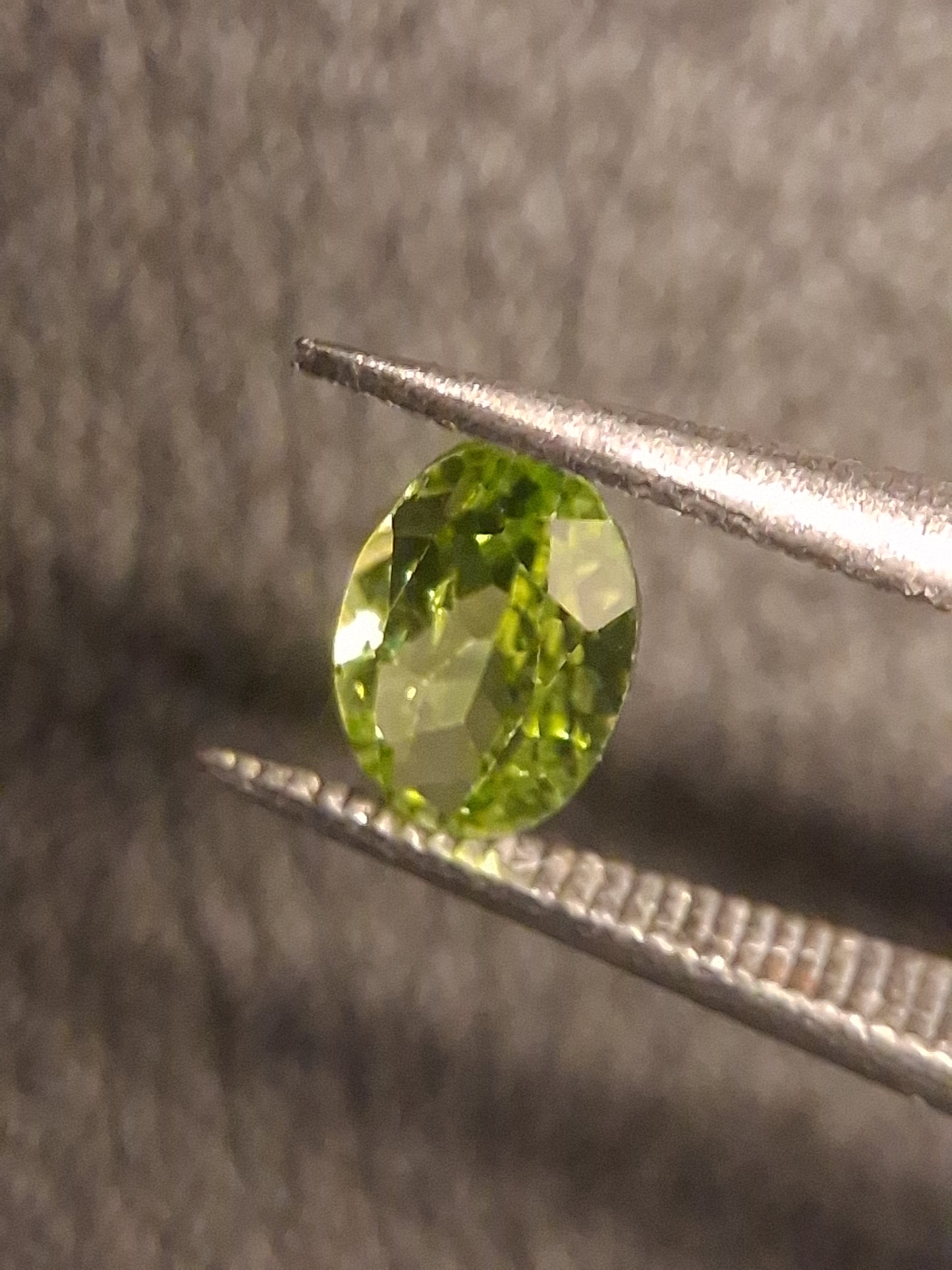 Natural Peridot - 0.525 ct - oval - unheated- green peridot - Natural Gems Belgium