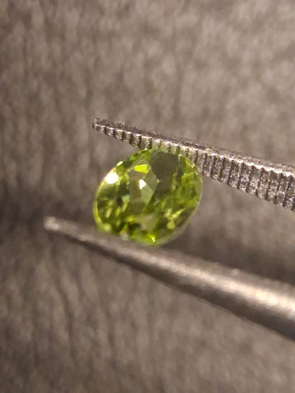 Natural Peridot - 0.525 ct - oval - unheated- green peridot - Natural Gems Belgium