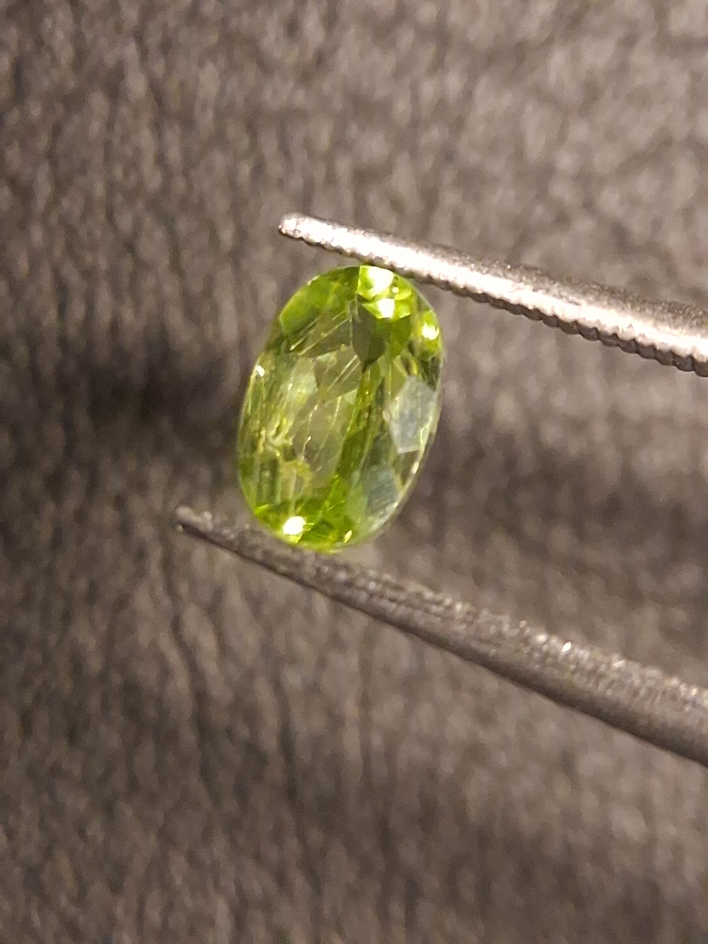 Natural Peridot - 0.540 ct - oval - unheated- green peridot - Natural Gems Belgium