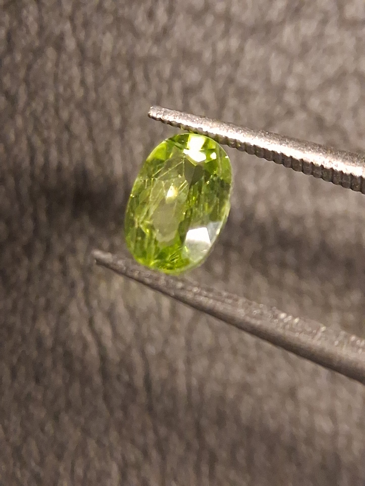 Natural Peridot - 0.540 ct - oval - unheated- green peridot - Natural Gems Belgium
