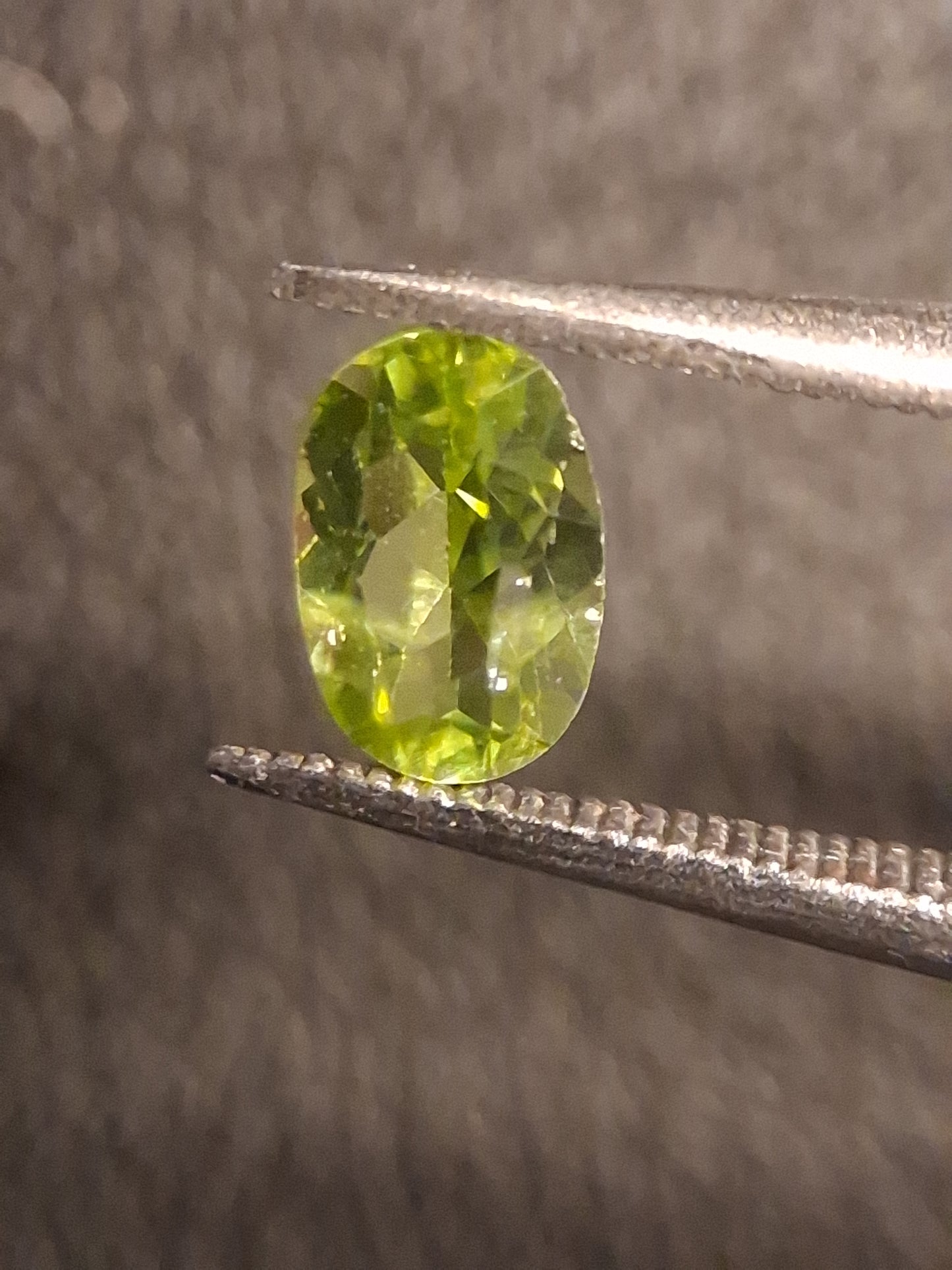 Natural Peridot - 0.510 ct - oval - unheated- green peridot - Natural Gems Belgium