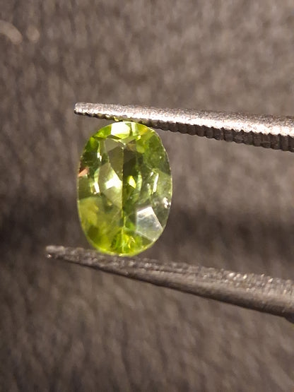Natural Peridot - 0.510 ct - oval - unheated- green peridot - Natural Gems Belgium
