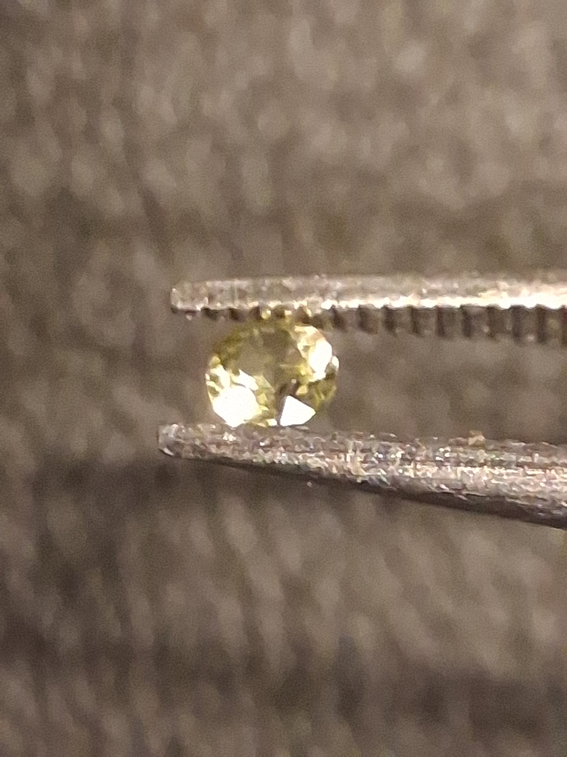 Natural Tourmaline - Green - 2 mm - 0.025 ct - round - excellent - unheated - Natural Gems Belgium