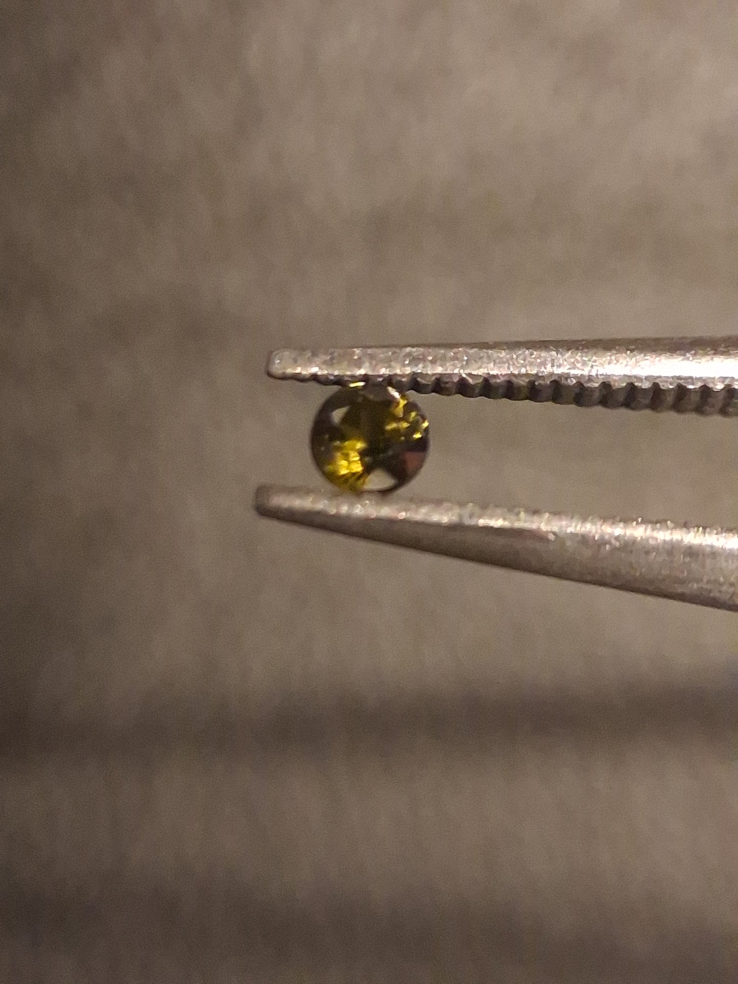 Natural Tourmaline - Green - 2 mm - 0.029 ct - round - excellent - unheated - Natural Gems Belgium