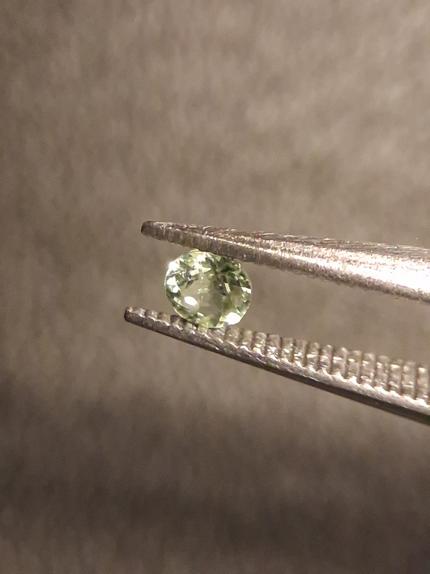 Natural Tourmaline - light green - 2.4 mm - 0.060 ct - round - unheated - Natural Gems Belgium