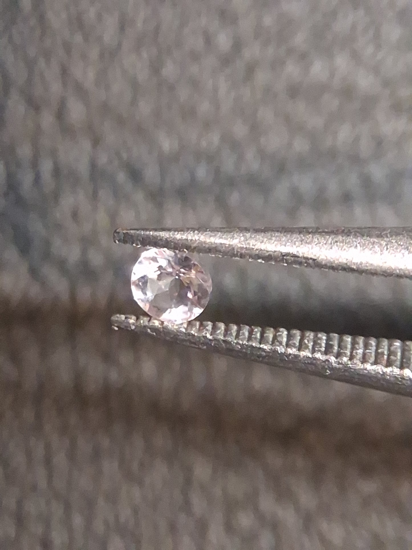 Natural Light Pink Tourmaline – Round Brilliant Faceted 0.055 Ct – Premium Loose Gemstone - Natural Gems Belgium