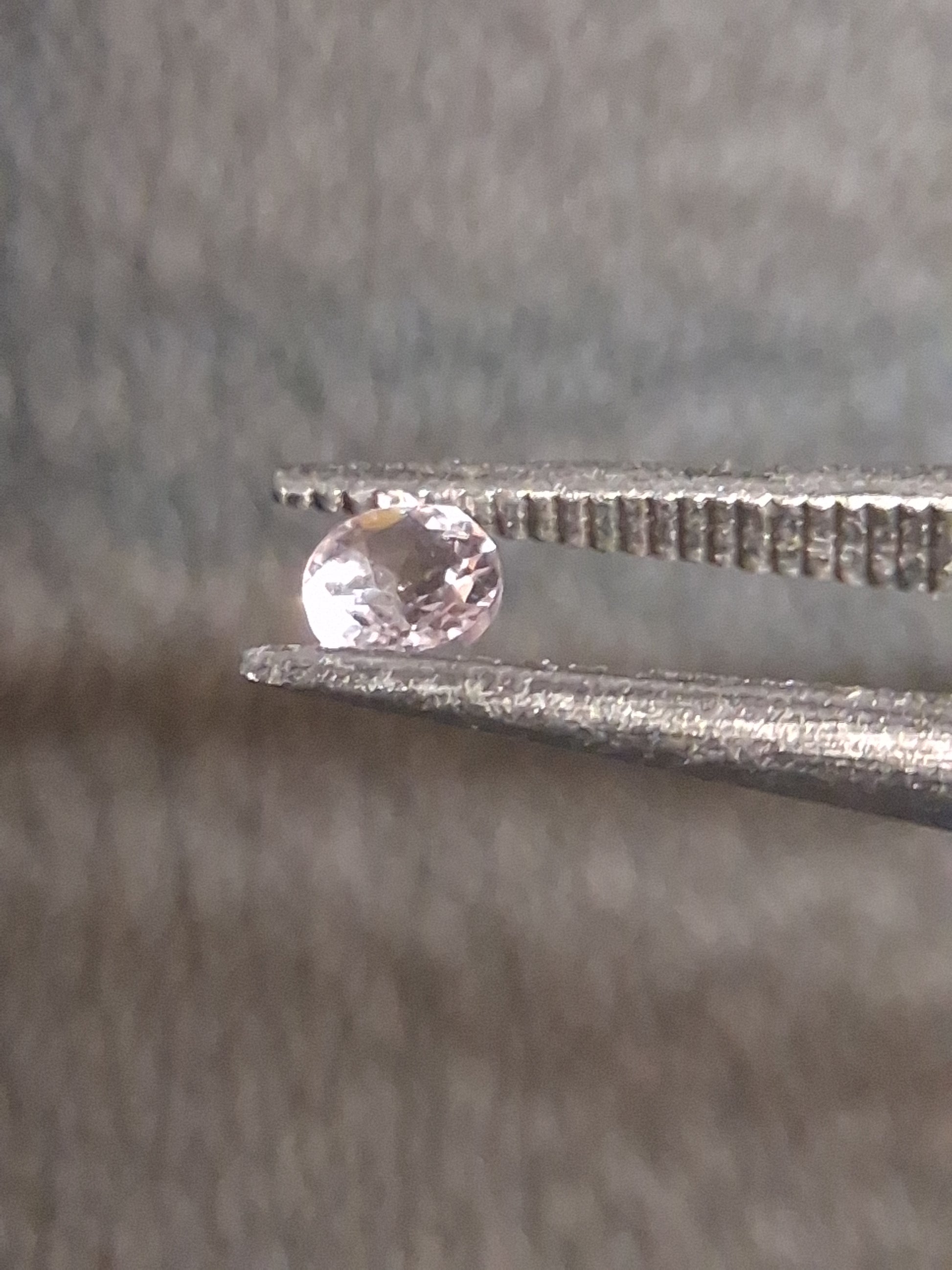 Natural Light Pink Tourmaline – Round Brilliant Faceted 0.055 Ct – Premium Loose Gemstone - Natural Gems Belgium