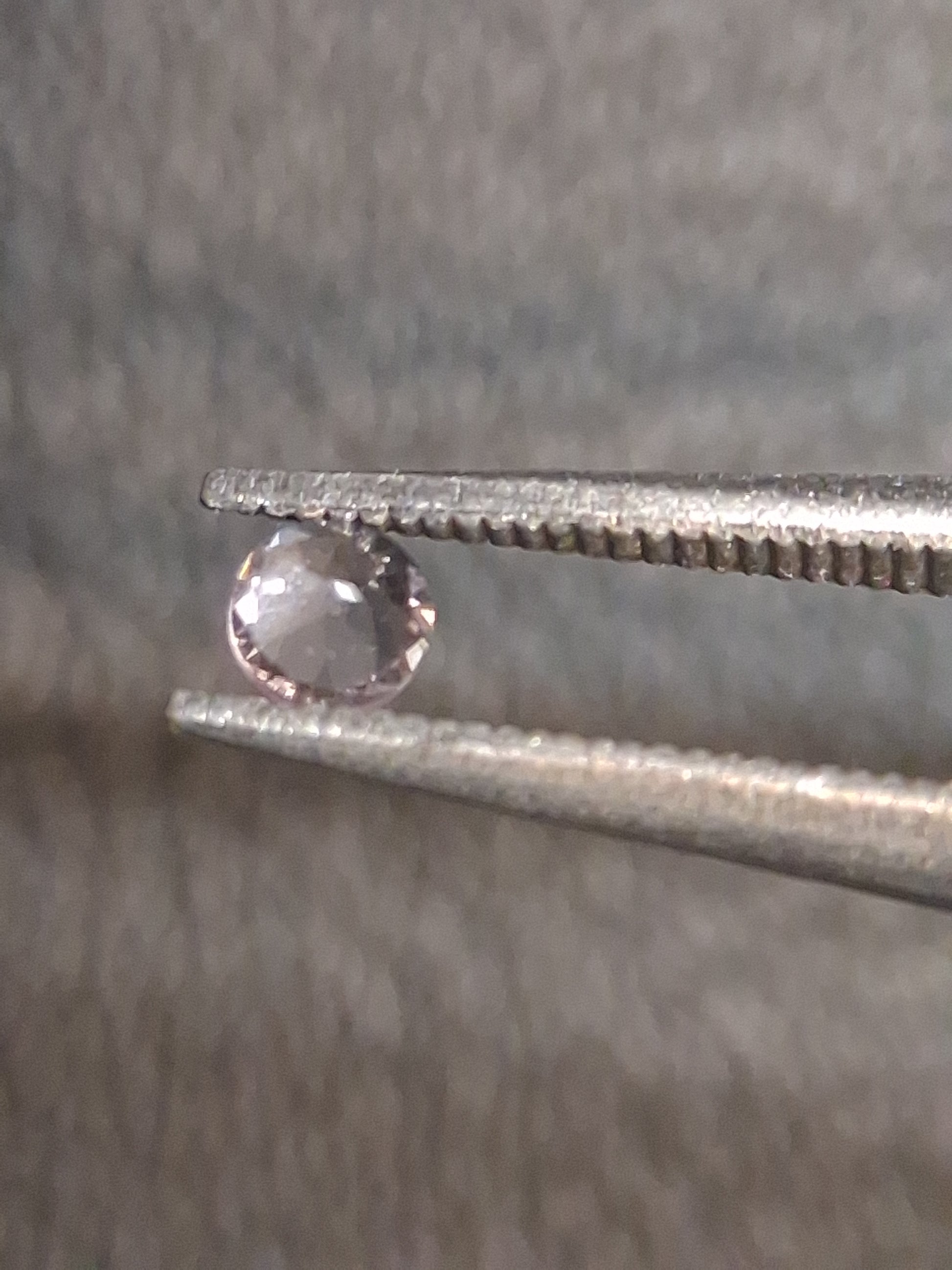 Natural Light Pink Tourmaline – Round Brilliant Faceted 0.055 Ct – Premium Loose Gemstone - Natural Gems Belgium