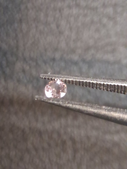 Natural Light Pink Tourmaline – Round Brilliant Faceted 0.056 Ct – Premium Loose Gemstone (Copy) - Natural Gems Belgium