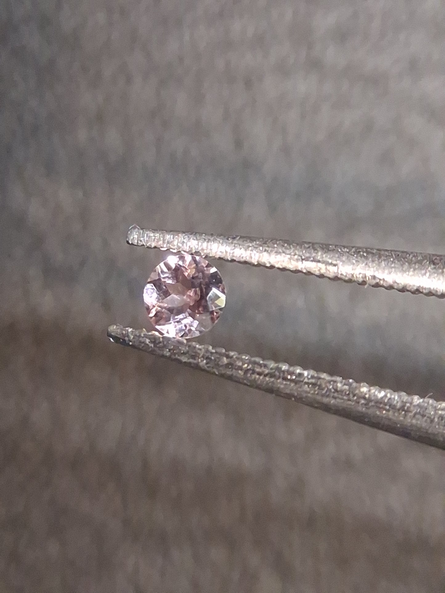 Natural Light Pink Tourmaline – Round Brilliant Faceted 0.061 Ct – Premium Loose Gemstone - Natural Gems Belgium