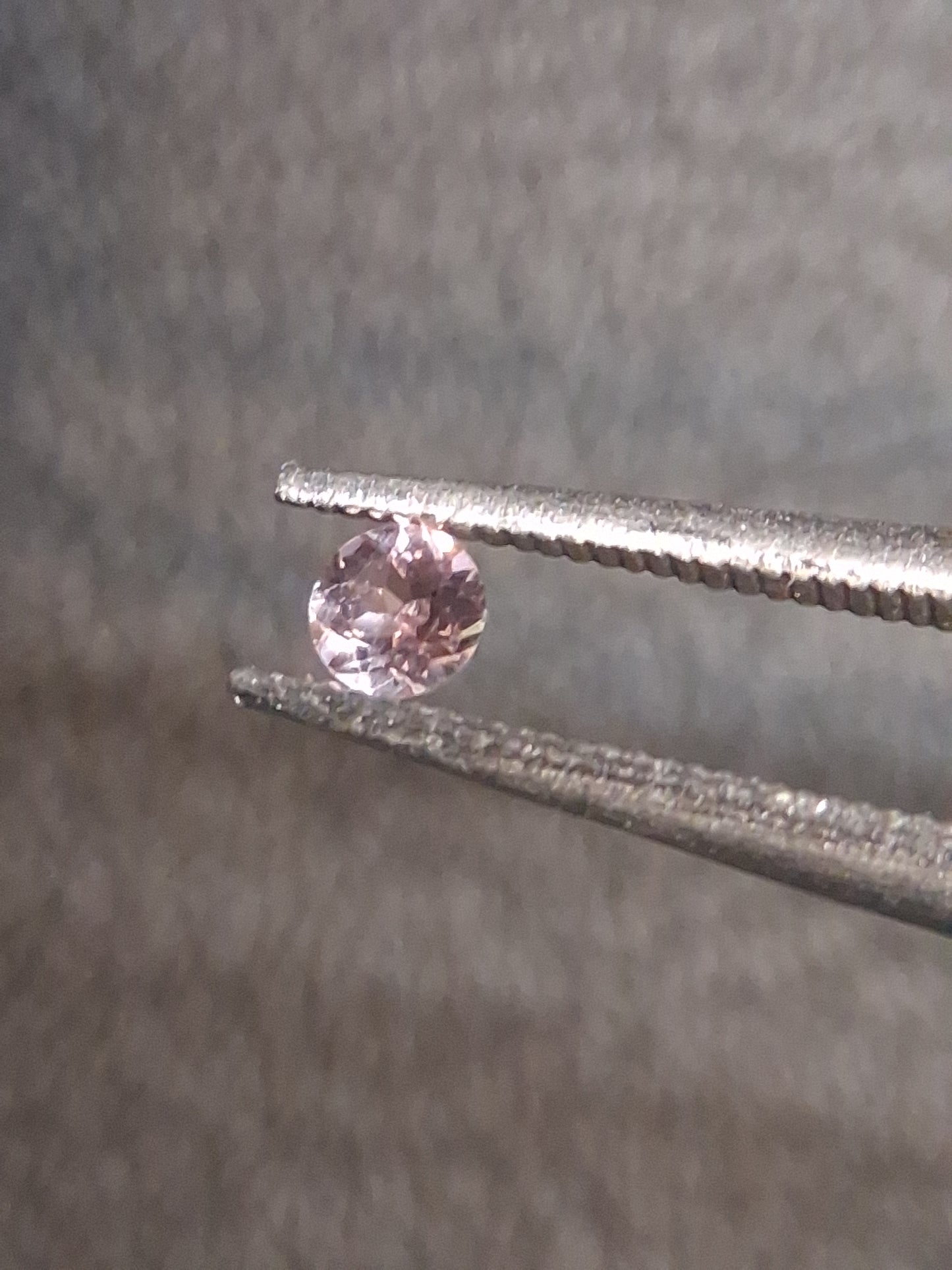 Natural Light Pink Tourmaline – Round Brilliant Faceted 0.061 Ct – Premium Loose Gemstone - Natural Gems Belgium