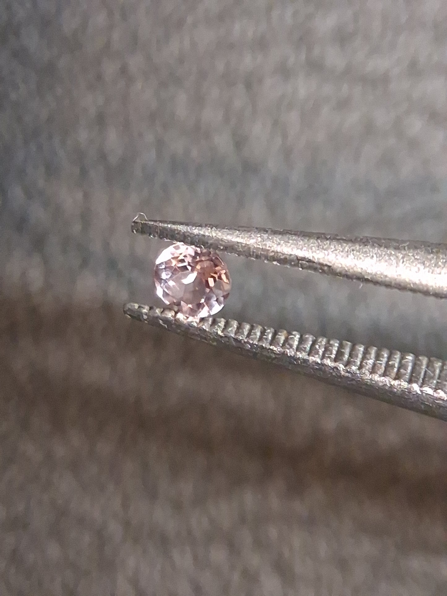 Natural Light Pink Tourmaline – Round Brilliant Faceted 0.061 Ct – Premium Loose Gemstone - Natural Gems Belgium