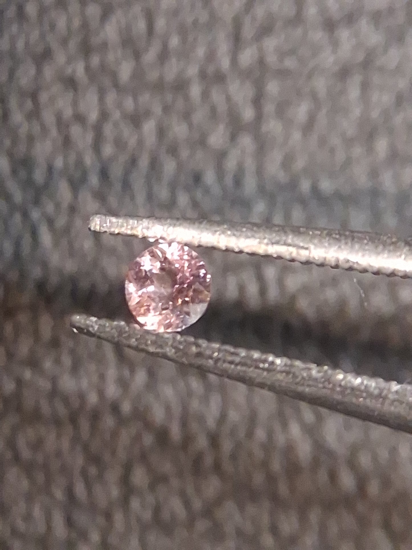 Natural Light Pink Tourmaline – Round Brilliant Faceted 0.063 Ct – Premium Loose Gemstone - Natural Gems Belgium