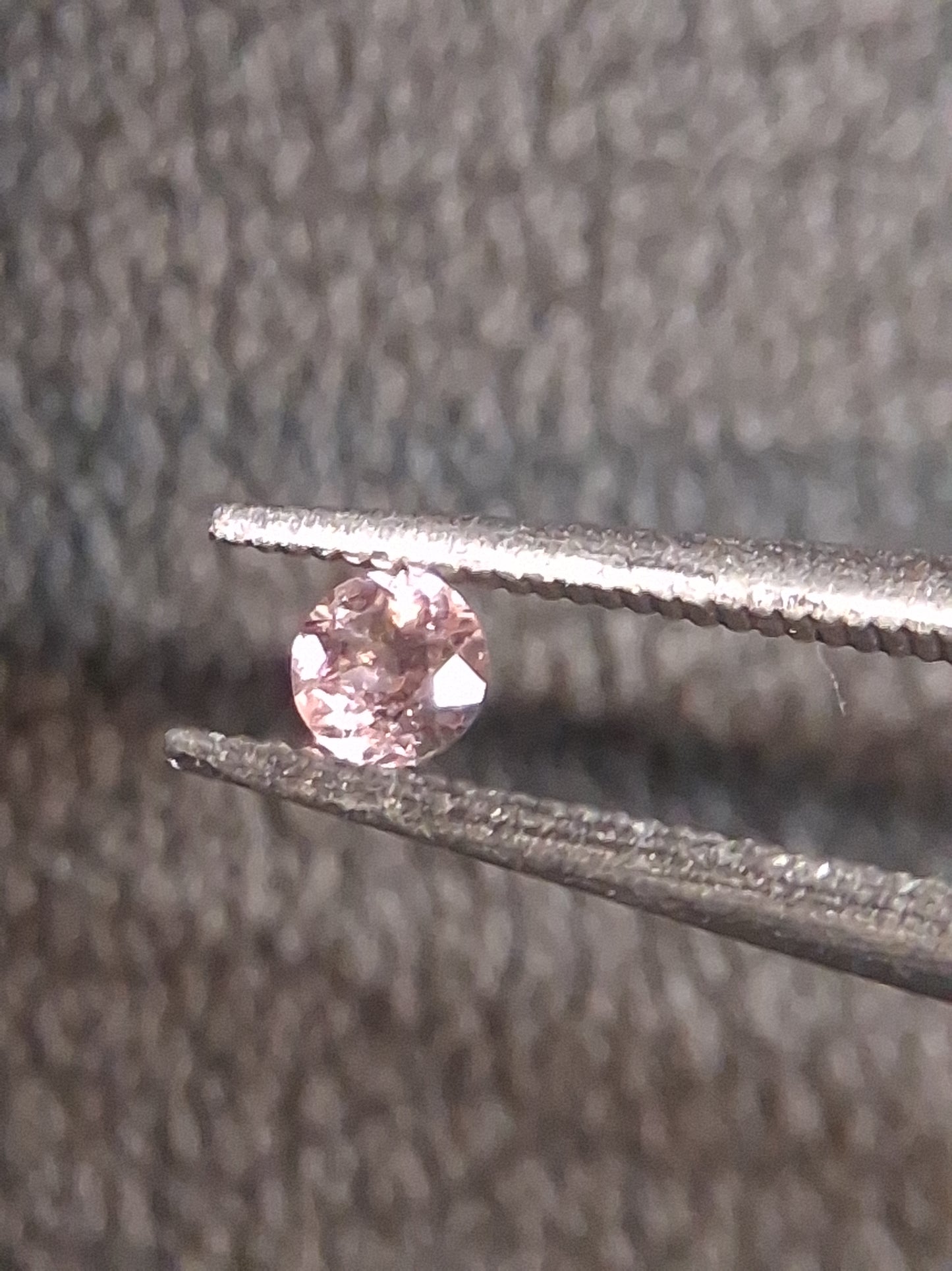 Natural Light Pink Tourmaline – Round Brilliant Faceted 0.063 Ct – Premium Loose Gemstone - Natural Gems Belgium