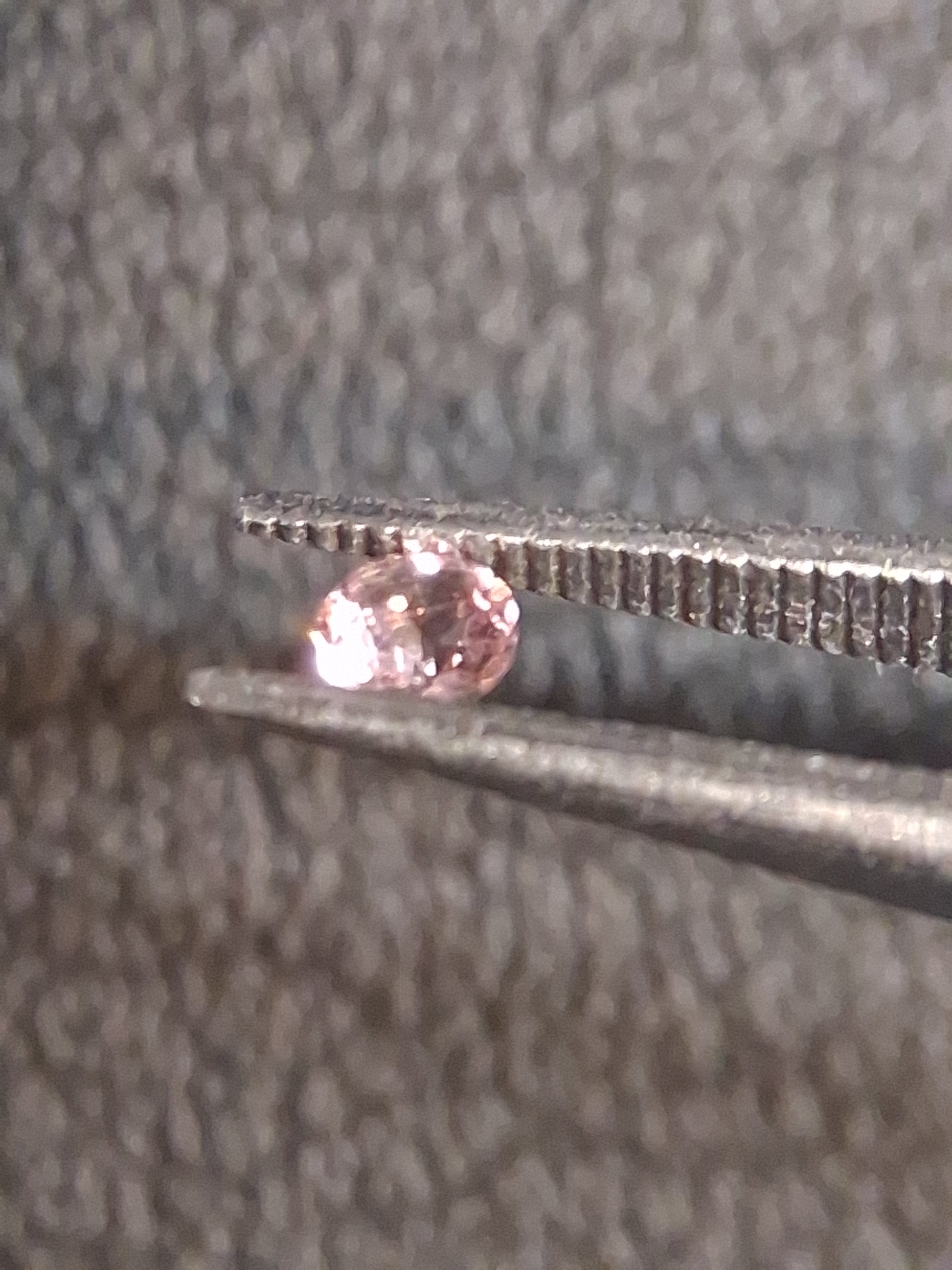 Natural Light Pink Tourmaline – Round Brilliant Faceted 0.063 Ct – Premium Loose Gemstone - Natural Gems Belgium