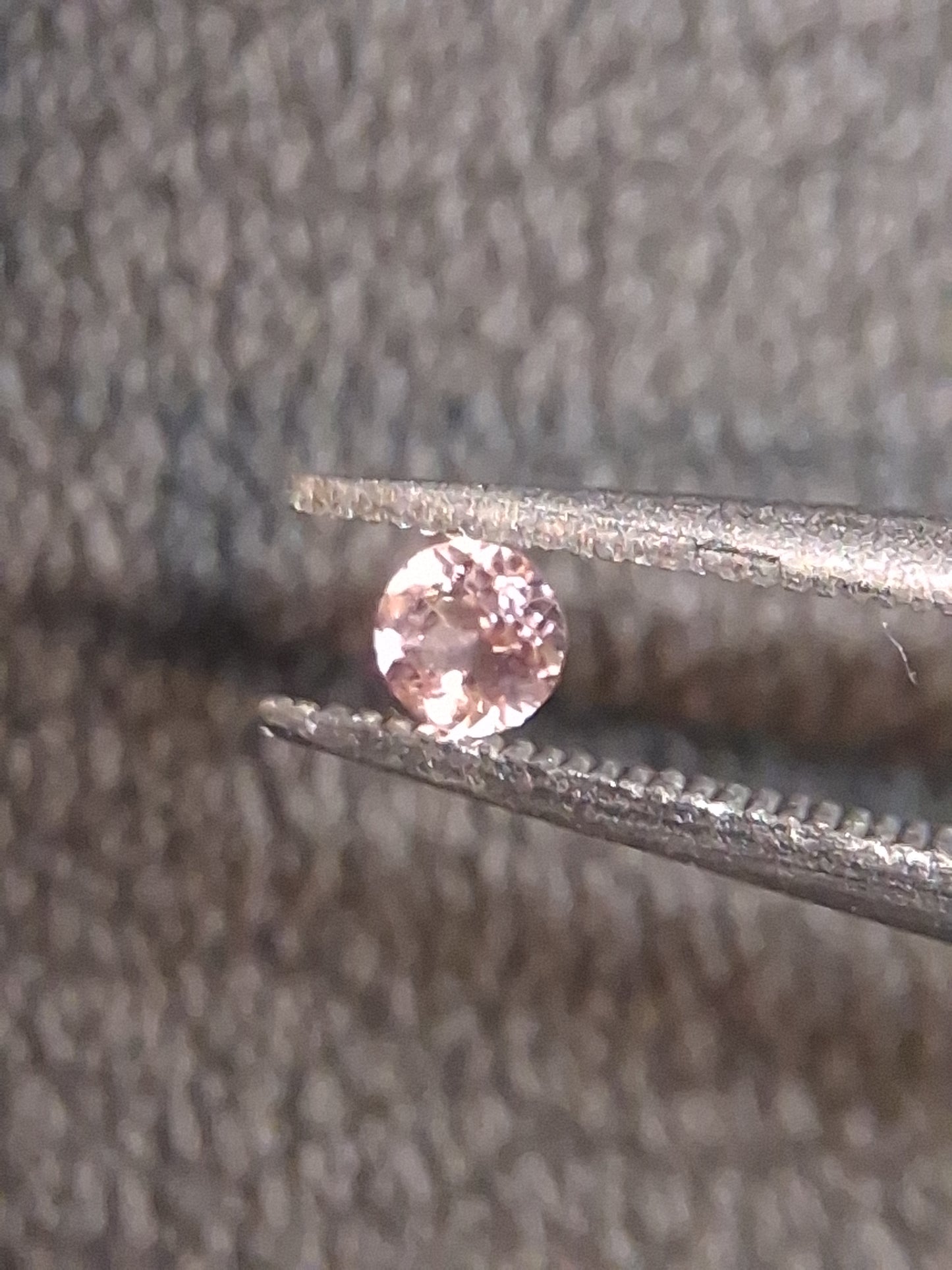 Natural Light Pink Tourmaline – Round Brilliant Faceted 0.063 Ct – Premium Loose Gemstone - Natural Gems Belgium