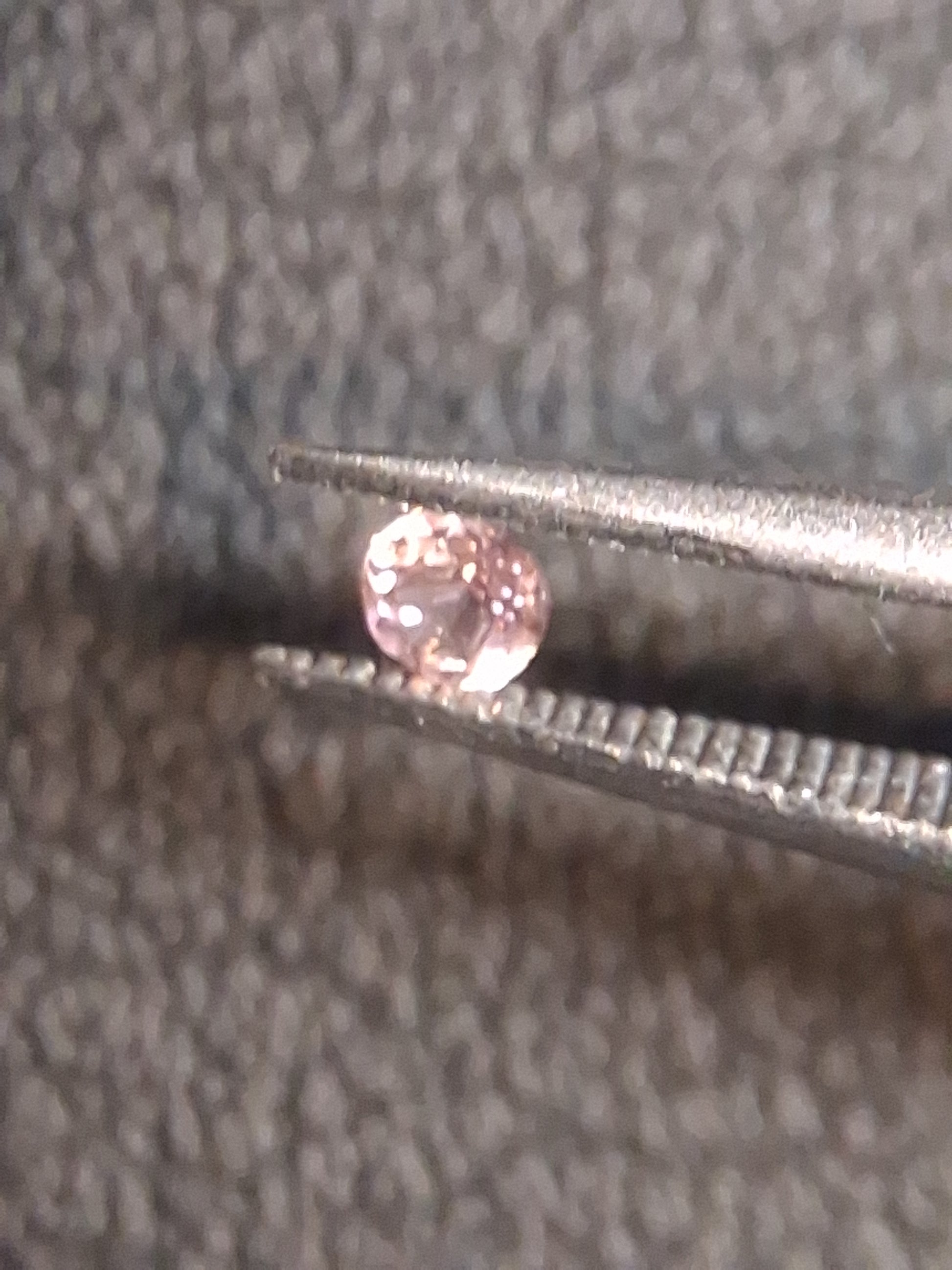 Natural Light Pink Tourmaline – Round Brilliant Faceted 0.063 Ct – Premium Loose Gemstone - Natural Gems Belgium
