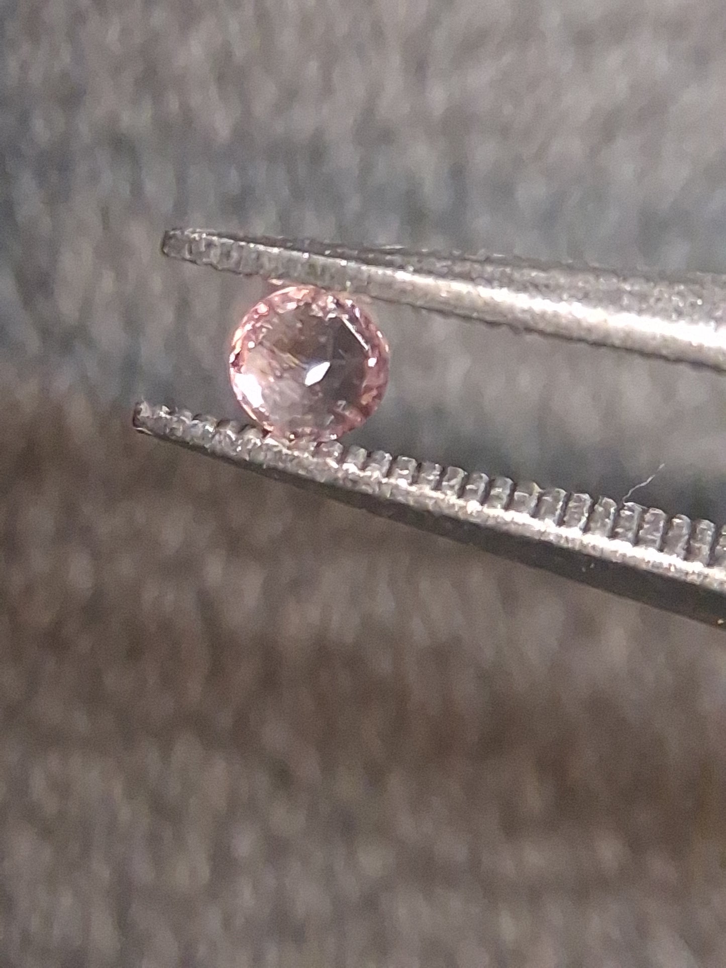 Natural Light Pink Tourmaline – Round Brilliant Faceted 0.063 Ct – Premium Loose Gemstone - Natural Gems Belgium