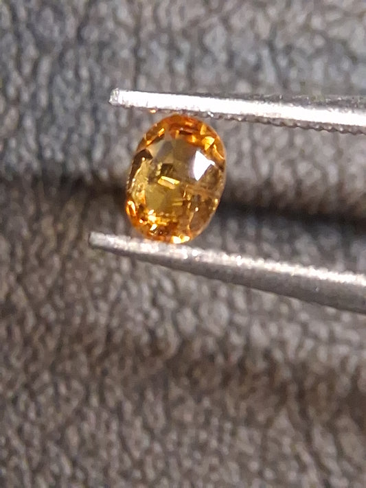 Natural Citrine – Faceted Oval Cut 3x4 mm 0.146 ct Golden Yellow | Loose Gemstone - Natural Gems Belgium
