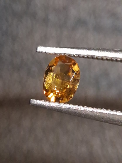 Natural Citrine – Faceted Oval Cut 3x4 mm 0.146 ct Golden Yellow | Loose Gemstone - Natural Gems Belgium