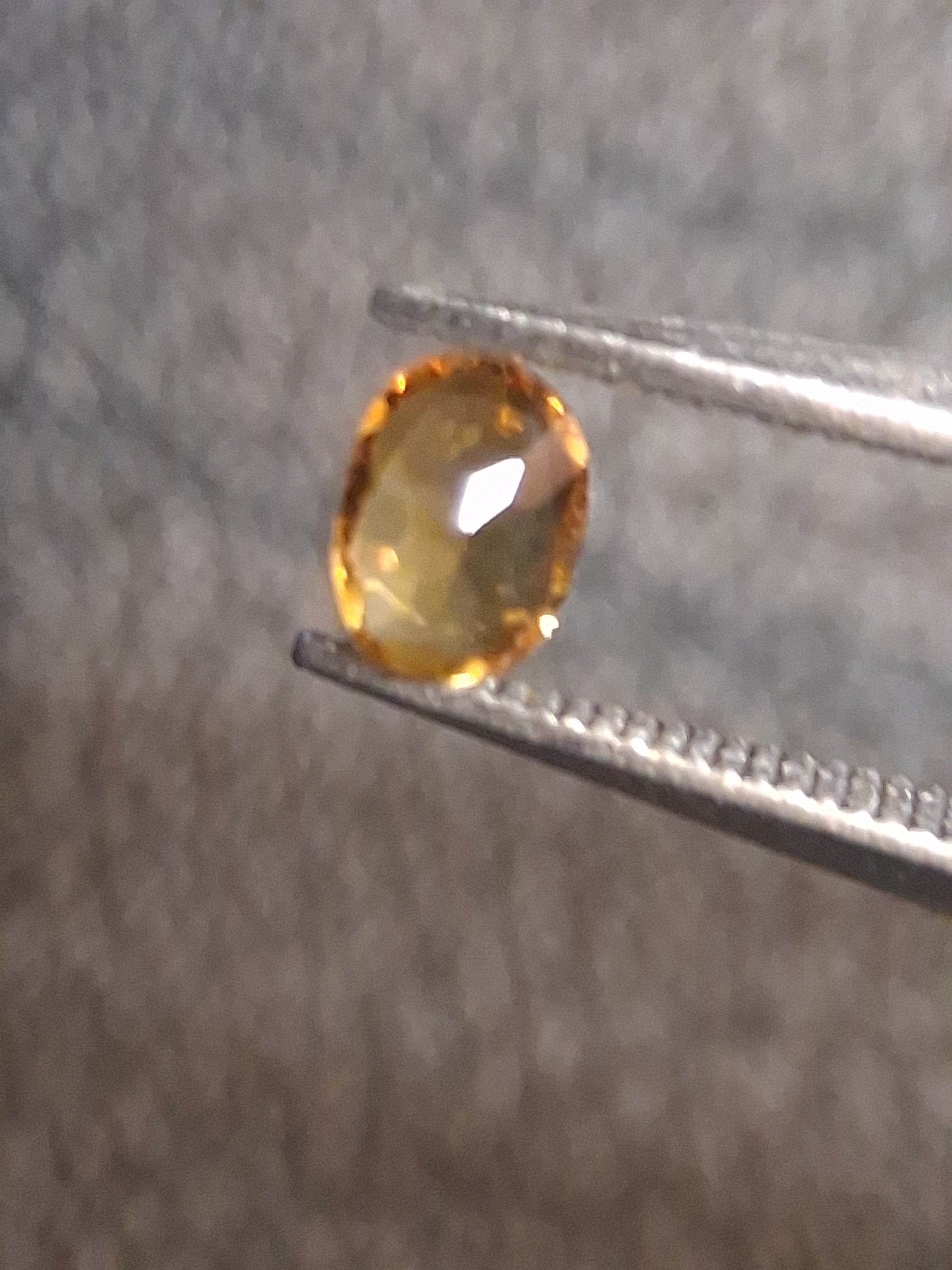 Natural Citrine – Faceted Oval Cut 3x4 mm 0.153 ct Golden Yellow | Loose Gemstone - Natural Gems Belgium