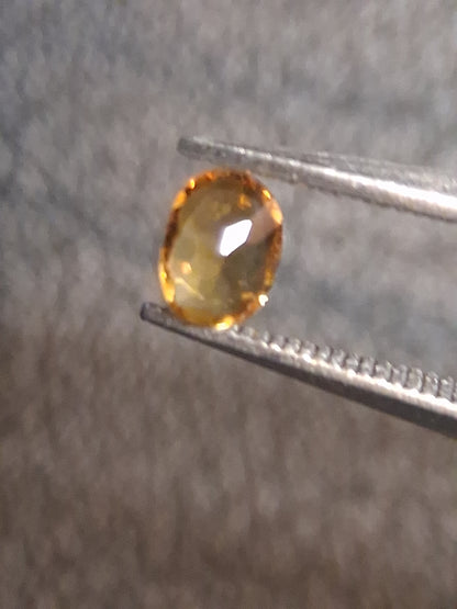 Natural Citrine – Faceted Oval Cut 3x4 mm 0.153 ct Golden Yellow | Loose Gemstone - Natural Gems Belgium