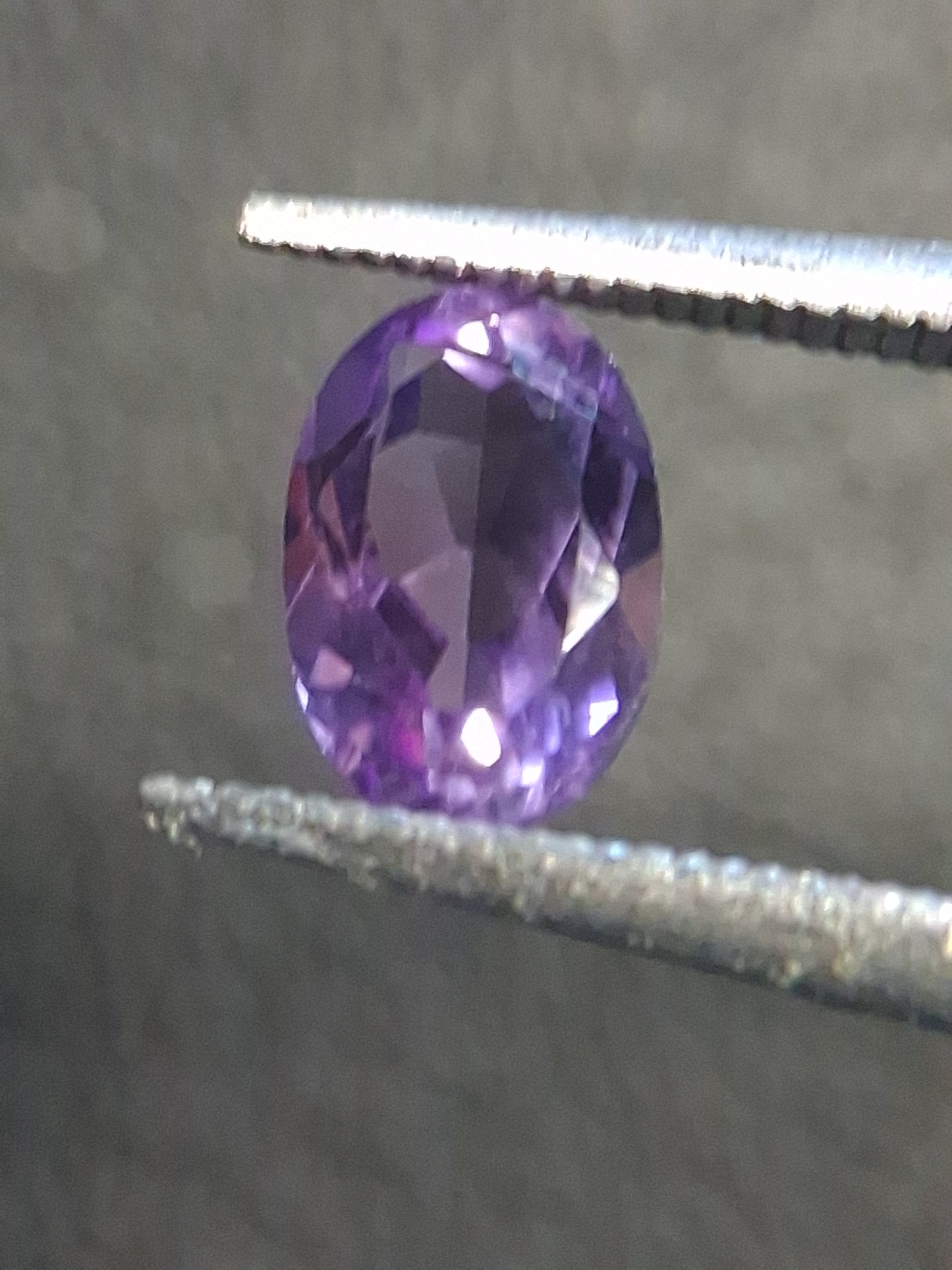 Medium Purple Amethyst Oval Faceted 0.508 ct – Natural Amethyst Gemstone - Natural Gems Belgium
