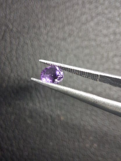 Purple Amethyst Round Cut 5mm 0.450 ct – Natural Amethyst Gemstone - Natural Gems Belgium